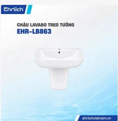 Chậu lavabo chân lửng EHR-LB863