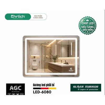 Gương LED phôi Bỉ LED-6080
