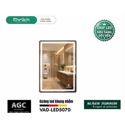 Gương LED phôi Bỉ LED-5070