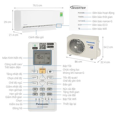 Điều hoà Panasonic YZ12AKH-8