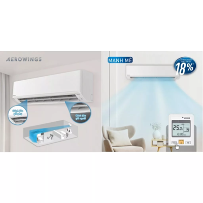Điều hòa Panasonic inverter 18000 BTU 1 chiều RU18CKH-8BD