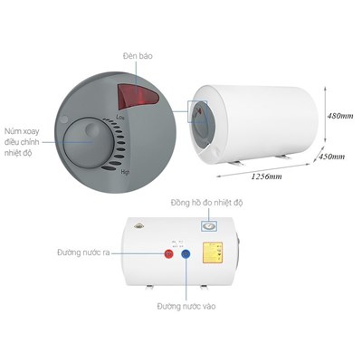 Máy nước nóng gián tiếp Ferroli 150L