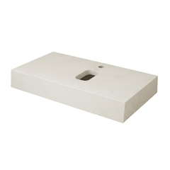 Bàn đá hộp màu trắng bóng/ghi bóng/đen nhám/ 80x50 BD-8050WS