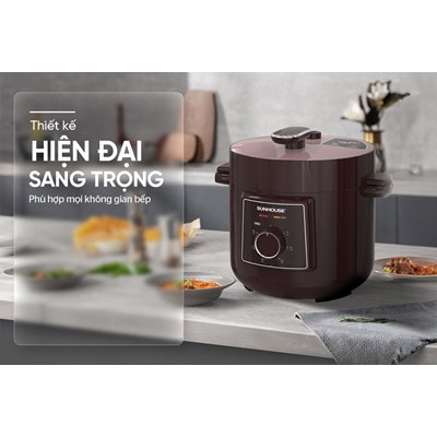 Nồi áp suất điện đa năng Sunhouse SHD1540 4 lít