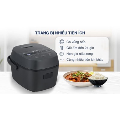 Nồi cơm điện tử Toshiba 1 lít RC-10DR5UVN(H)