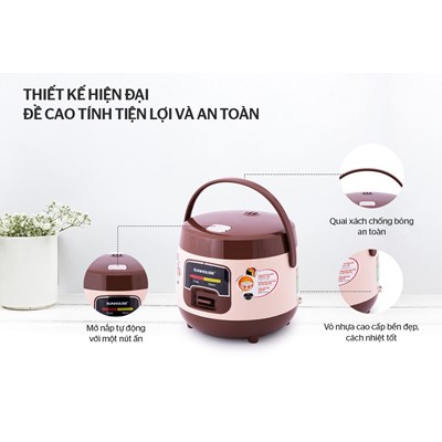 Nồi cơm điện 1L Sunhouse SHD8208C
