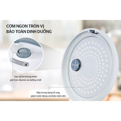 Nồi cơm điện 1.8L Sunhouse SHD8602