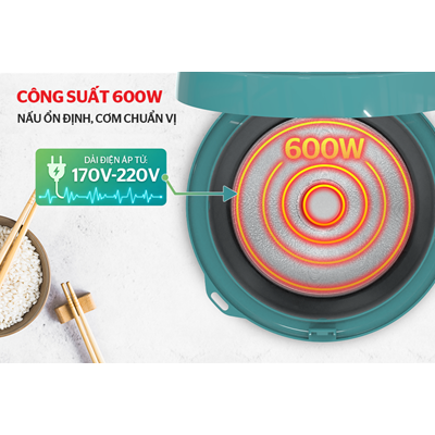 Nồi cơm điện SHD8605 1.8 lít Sunhouse