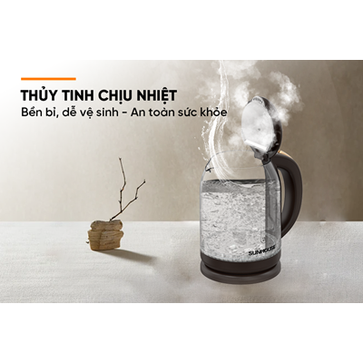 Ấm siêu tốc Sunhouse SHD1212