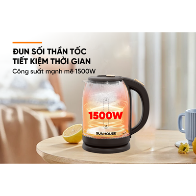 Ấm siêu tốc Sunhouse SHD1212