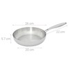 Chảo inox AVA CW-TP001F 26