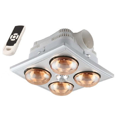 Đèn sưởi âm trần 4 bóng có điều khiển – HE4BR