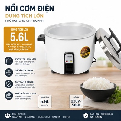 Nồi cơm công nghiệp 5,6L SH-NC568