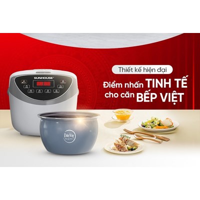 Nồi cơm đện tử 1.8L SHD8912 Sunhouse