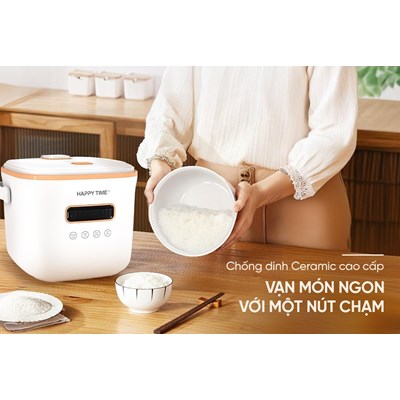 Nồi cơm điện tử 1.2L Happytime HTD8810