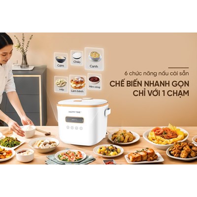 Nồi cơm điện tử 1.2L Happytime HTD8810