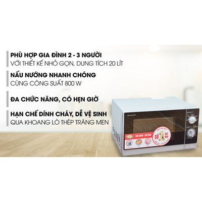 Lò vi sóng Sharp R-205VN-S