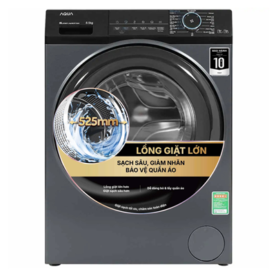 Máy Giặt lồng ngang Aqua AQD-A852J.BK