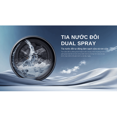 Máy Giặt Lồng Ngang Aqua AWD12-BD4377U1L(GN)