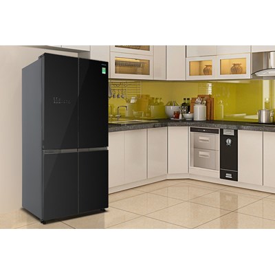 Tủ lạnh Hitachi Inverter 569 lít Multi Door R-WB640VGV0 GBK