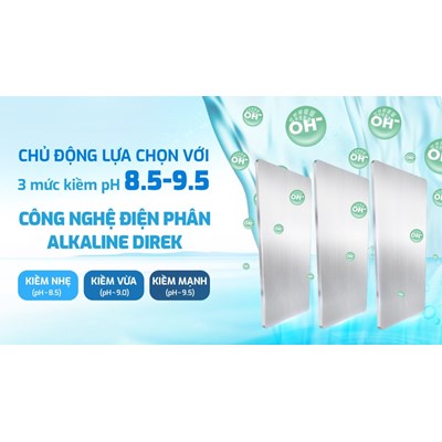 Máy lọc nước Hydro-ion kiềm Karofi KAE-S68 PRO