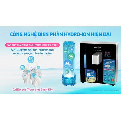 Máy chuyển đổi Hydro-ion kiềm Karofi KAE-S18