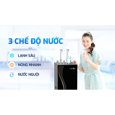 Máy lọc nước nóng lạnh Karofi KAD-D66S PRO - 11 Lõi Mới 2026
