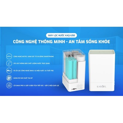 Máy lọc nước Karofi KAQ-U98 - 10 Lõi Thông Minh - Mới 2026