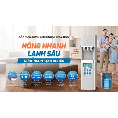 Máy nóng lạnh Karofi HCV208G