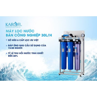 Máy lọc nước bán công nghiệp Karofi KT-KB30 +BA - 30 lít /h