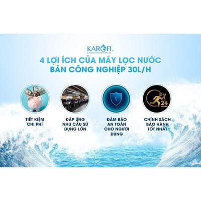 Máy lọc nước bán công nghiệp Karofi KT-KB30 +BA - 30 lít /h