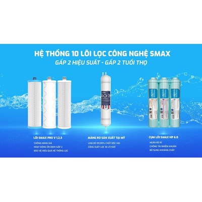 Máy lọc nước Karofi KAQ-U98 - 10 Lõi Thông Minh - Mới 2026