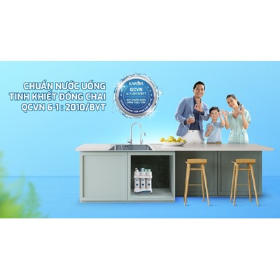 Máy lọc nước Karofi KAQ-U05 Pro - 10 Lõi lắp gầm