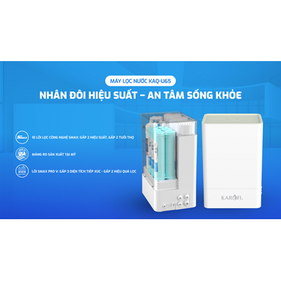 Máy lọc nước RO Karofi KAQ-U65