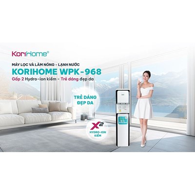 Máy lọc nước RO nóng lạnh Korihome WPK-968 12 lõi