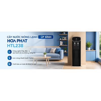 Cây nước nóng lạnh úp bình Hòa Phát HTL238