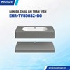 Bàn đá chậu âm tràn viền bo góc màu ghi EHR-TV85GS2-BG