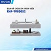 Bàn đá lavabo ghi bóng 2 tầng tràn viền EHR-TV85GS2