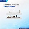 Bàn đá lavabo trắng bóng 2 tầng tràn viền EHR-TV85WS2
