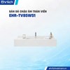 Bàn đá lavabo trắng bóng 1 tầng tràn viền EHR-TV85WS1