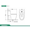 Bồn cầu liền khối EHR-B696
