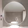Gương khung nhôm mạ bạc TA-D70-SILVER
