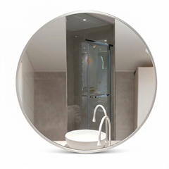 Gương khung nhôm mạ bạc TA-D70-SILVER