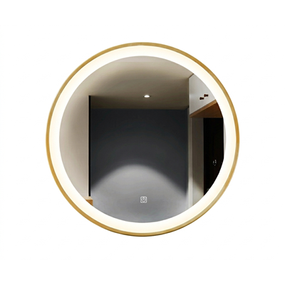 Gương led tròn – Khung nhôm mạ vàng TA-D60GOLD