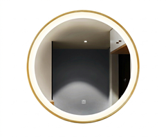 Gương led tròn – Khung nhôm mạ vàng TA-D60GOLD